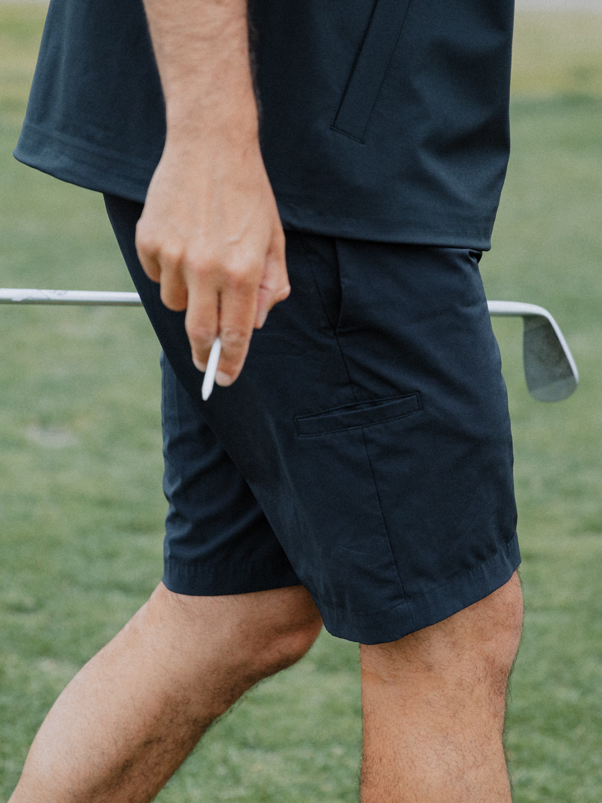 Club Golf Short | Black Classic-fit
