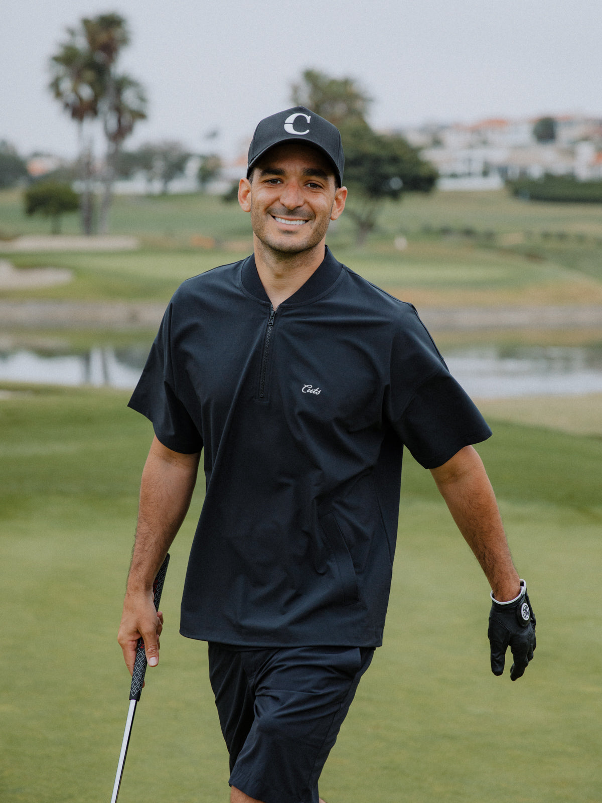 Club Golf Q-Zip | Black Classic-fit