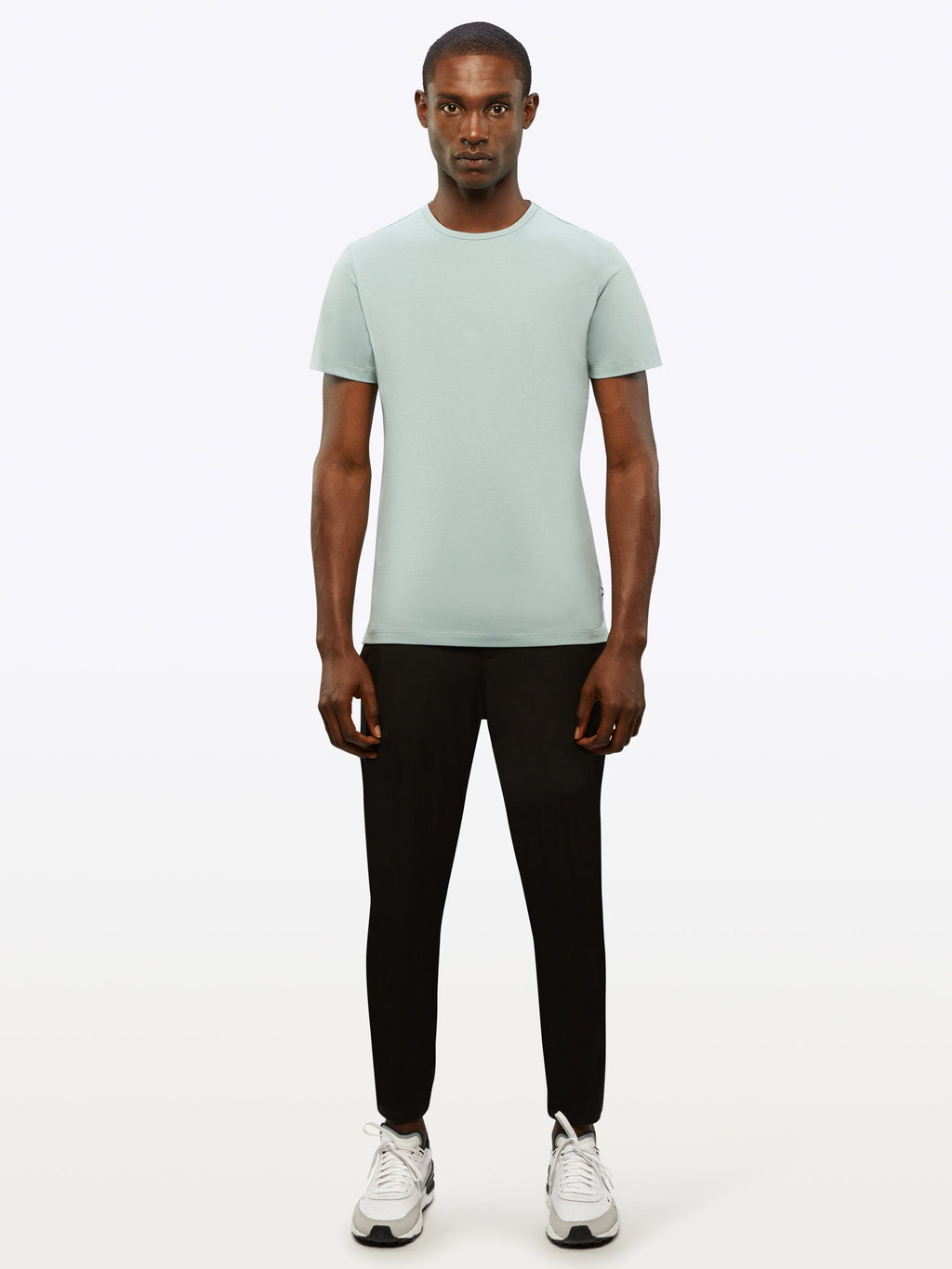 AO Split-Hem Tee | Amalfi Blue Signature-fit PYCA Pro®
