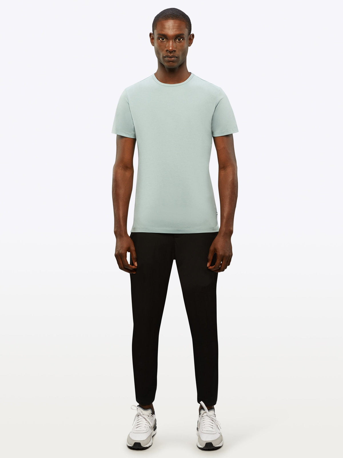 AO Split-Hem Tee | Amalfi Blue Signature-fit PYCA Pro®