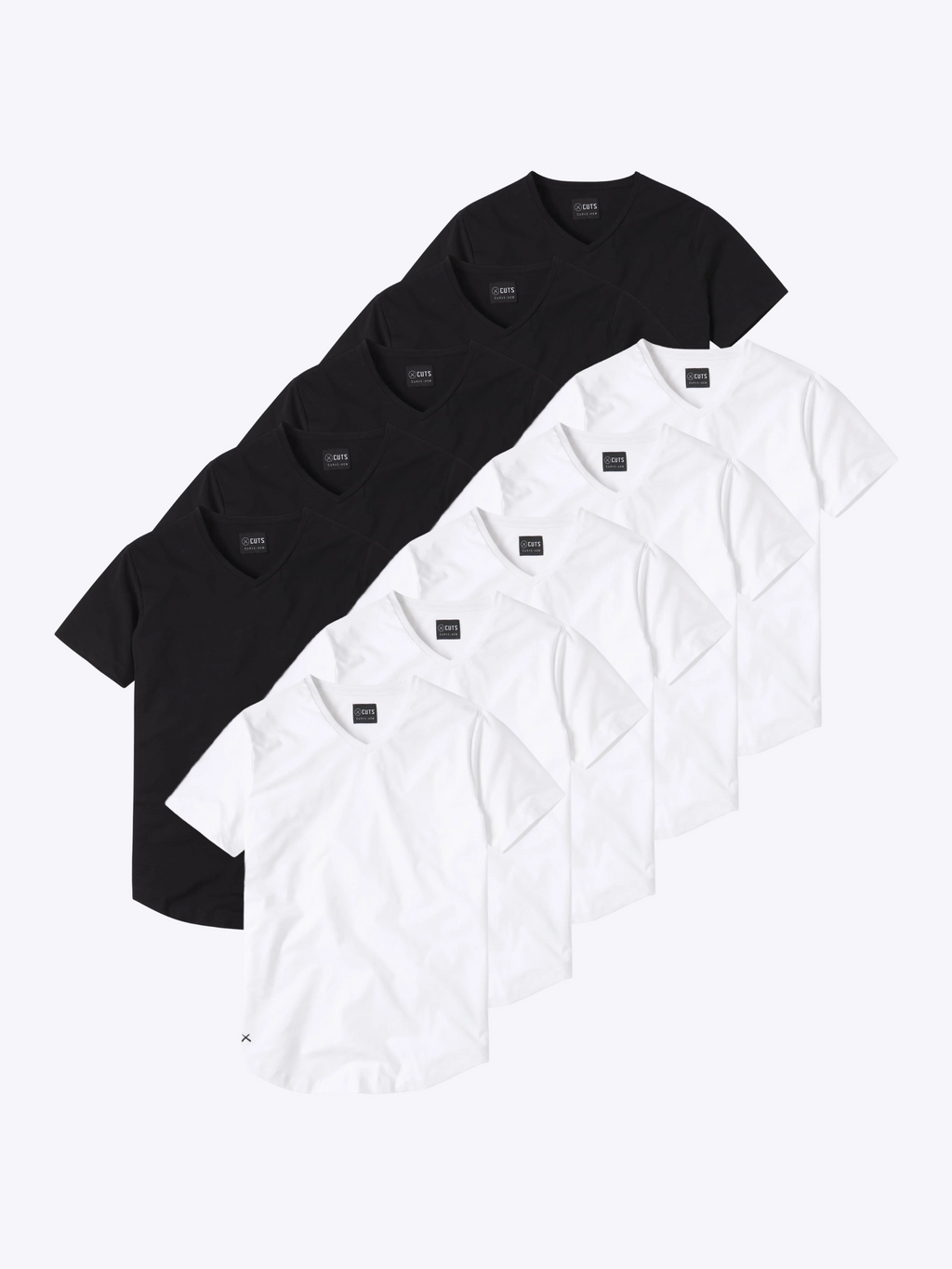 AO V-neck Tee 10-Pack