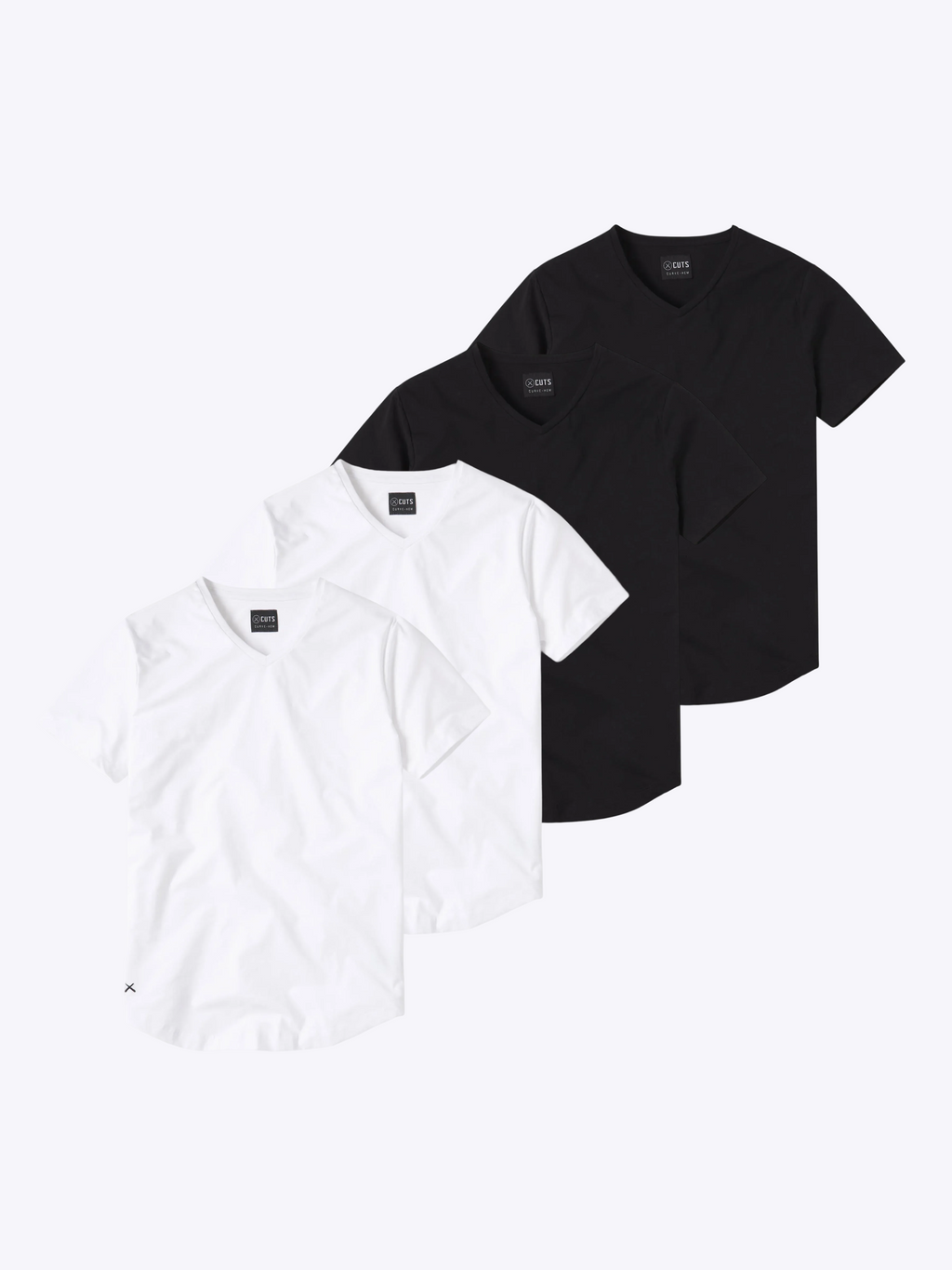 AO V-neck Tee 4-Pack