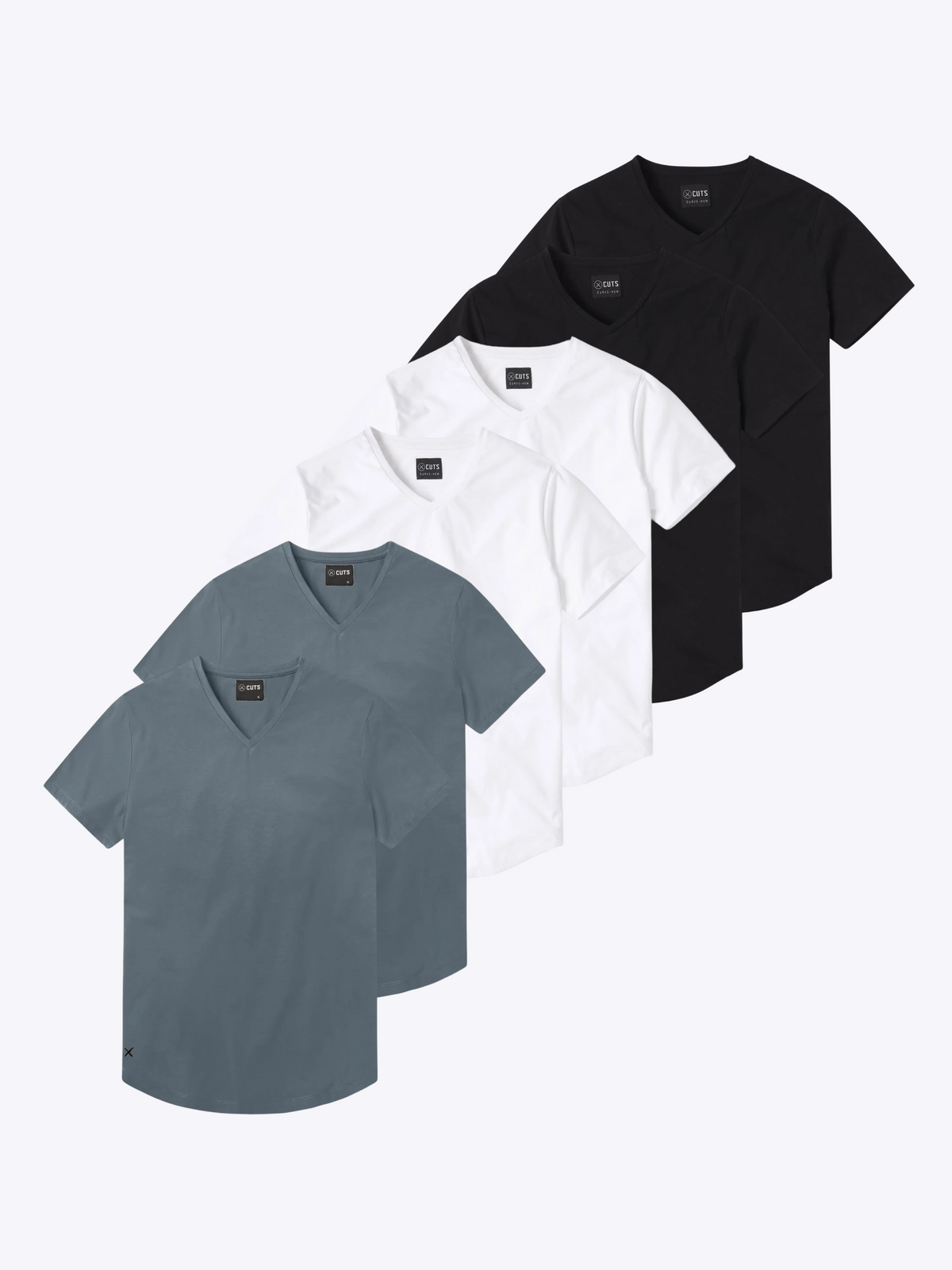 AO V-neck Tee 6-Pack