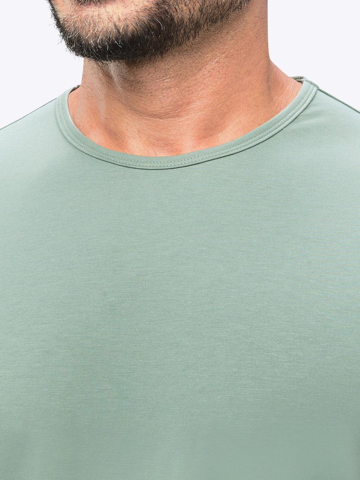 AO Curve-Hem Tee | Basil Signature-fit PYCA Pro®