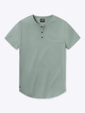 AO Henley Curve-Hem | Basil Signature-fit PYCA Pro®