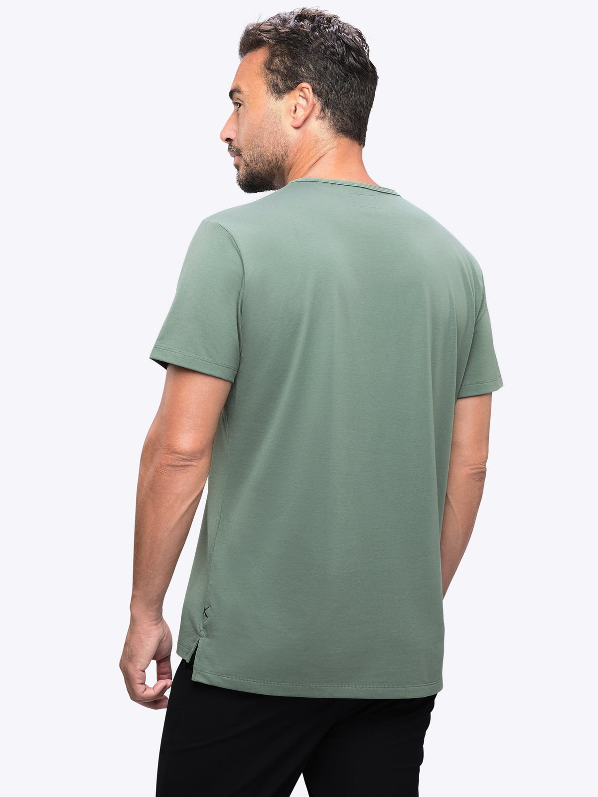 AO Split-Hem Tee | Basil Signature-fit PYCA Pro®
