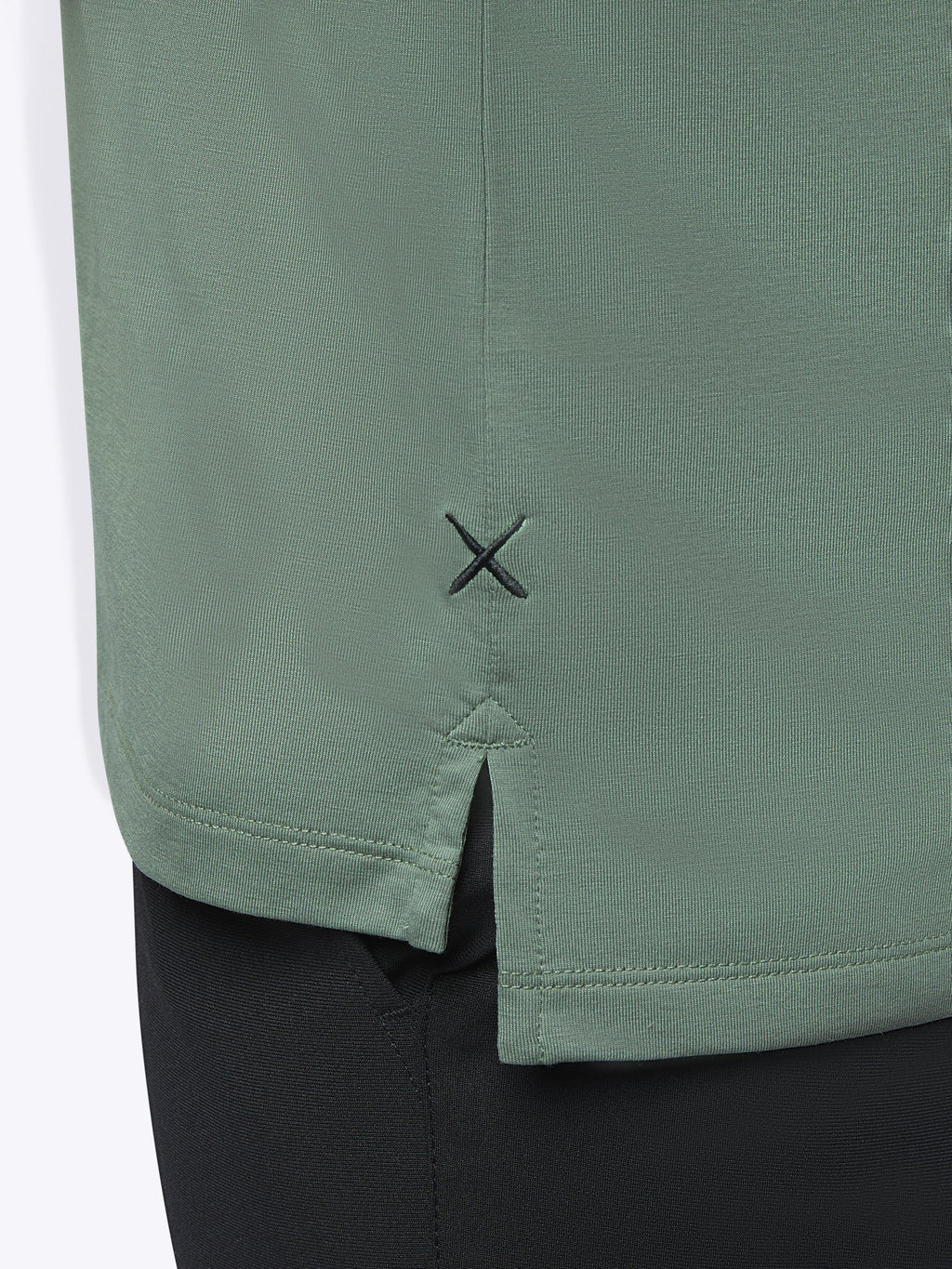 AO Split-Hem Tee | Basil Signature-fit PYCA Pro®
