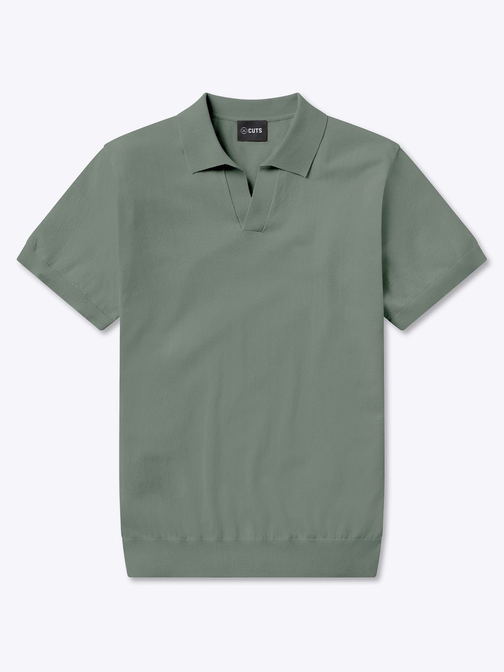 Riviera Knit Polo | Basil Signature-Fit