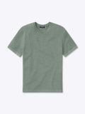 Riviera Knit Textured Tee | Basil Signature-Fit