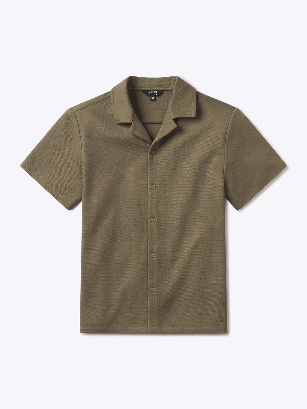 Elevate Pique Button Up | Bay Leaf Classic-fit
