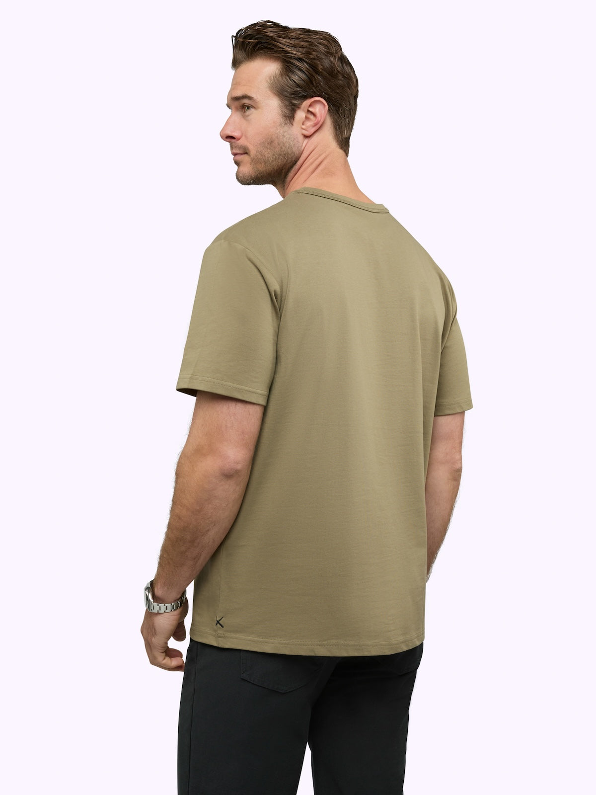 Overtime Oversized Tee | Bay Leaf Relaxed-Fit
