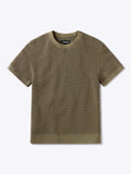 Portofino Crochet Tee | Bay Leaf Classic-fit