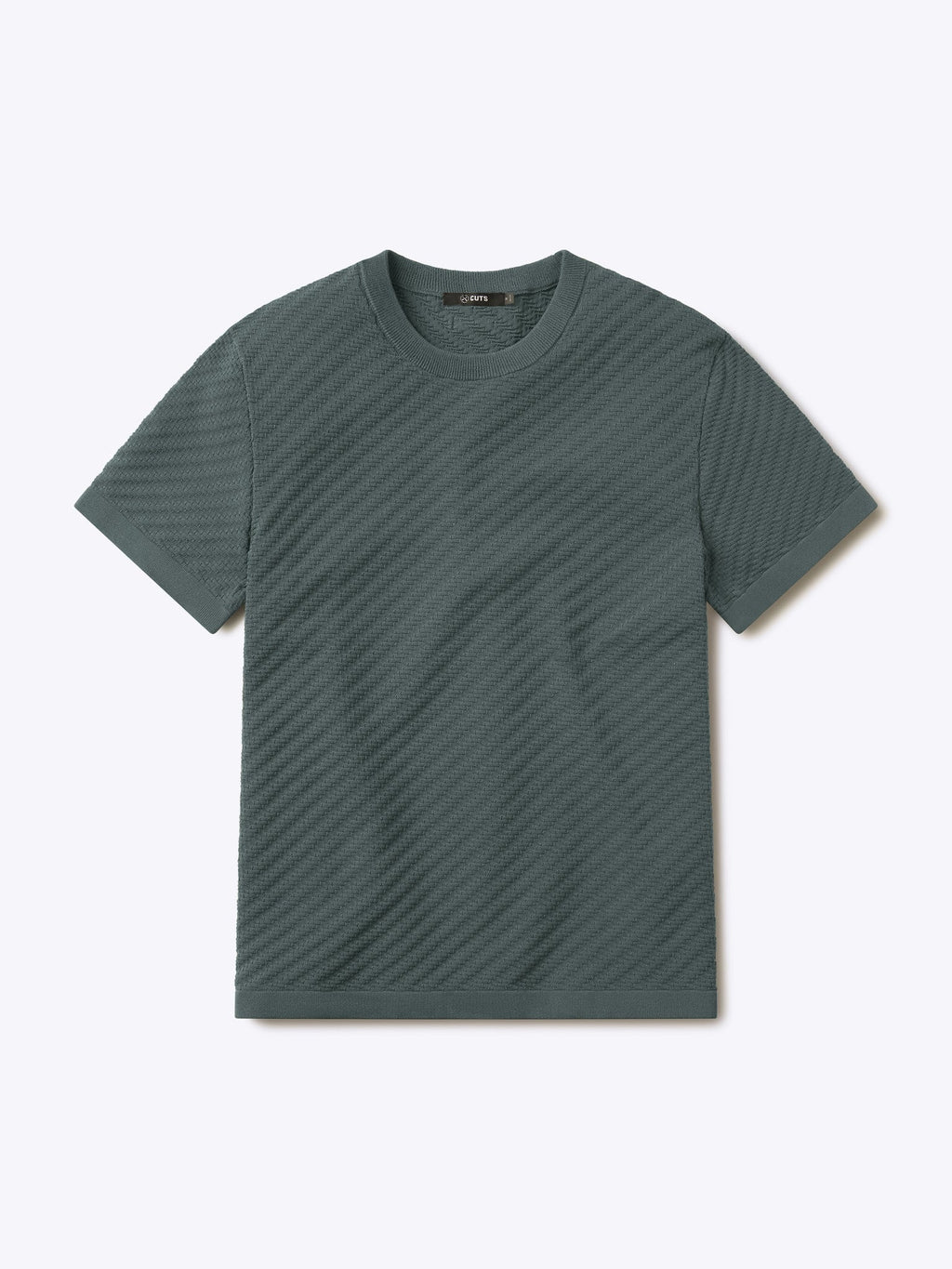 Riviera Knit Textured Tee | Urban Chic Signature-Fit