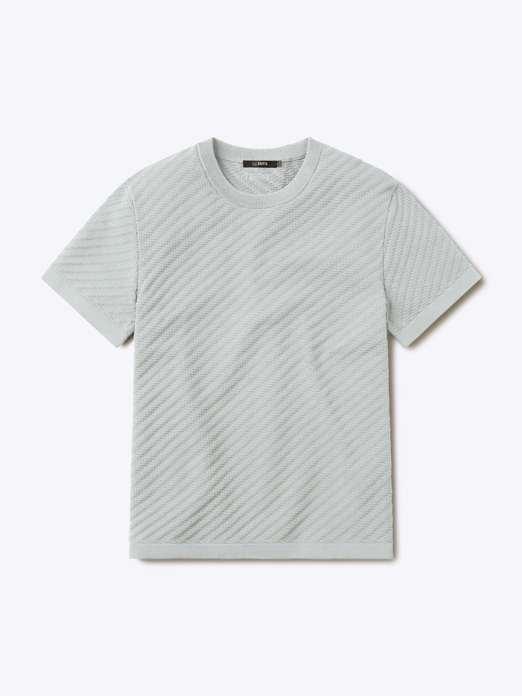 Riviera Knit Textured Tee | Metal Signature-Fit