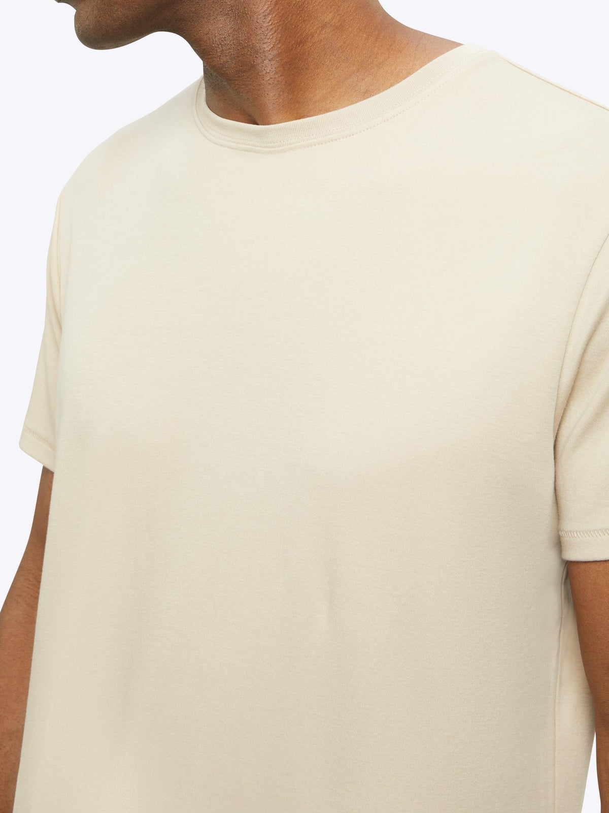 Interknit Pima Cotton Tee | Birch Signature-Fit