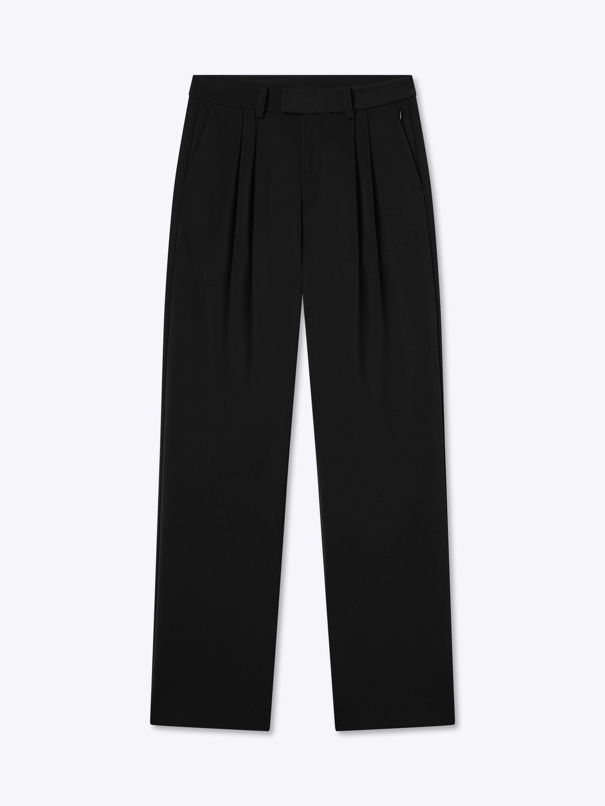 Essential Pant | Black Relaxed-fit