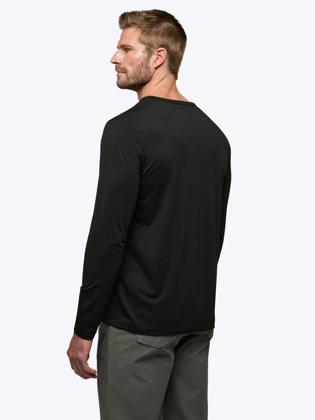 AO Forever Long Sleeve Tee | Black Classic-Fit PYCA Pro®