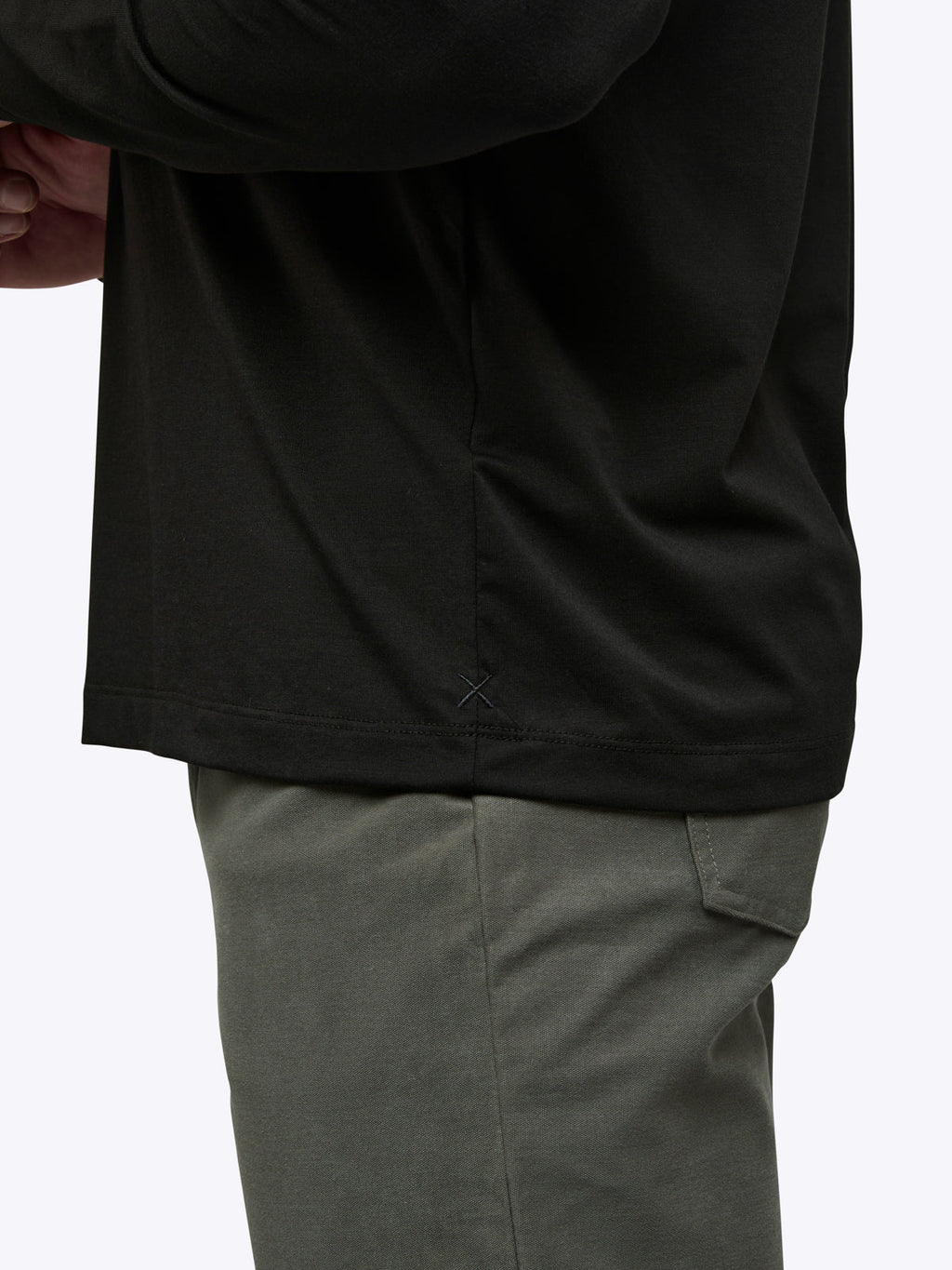 AO Forever Long Sleeve Tee | Black Classic-Fit PYCA Pro®