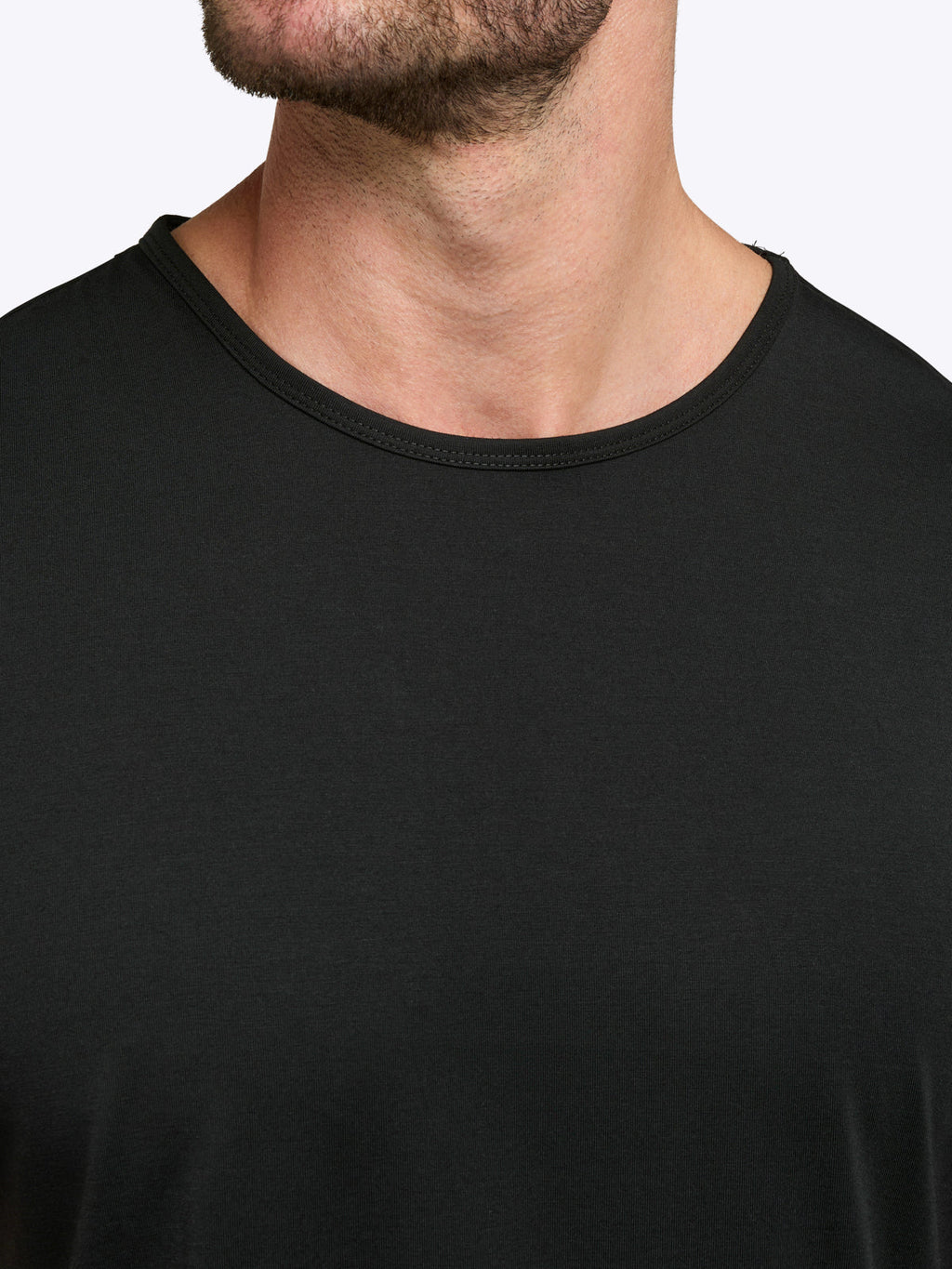 AO Curve-Hem Tee | Black Signature-fit PYCA Pro®