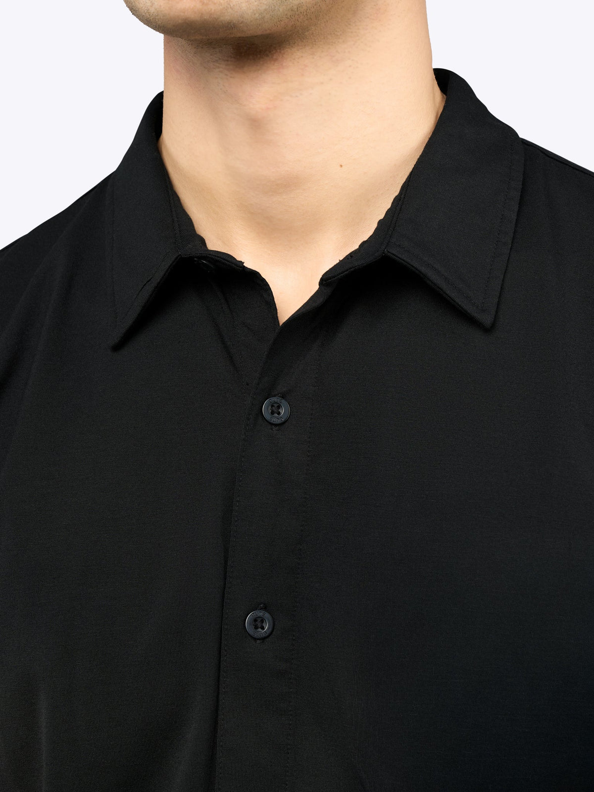 AO Button Up | Black Signature-Fit PYCA Pro®