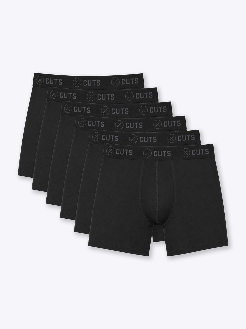 Organic Cotton Boxer Brief 6-Pack | Black