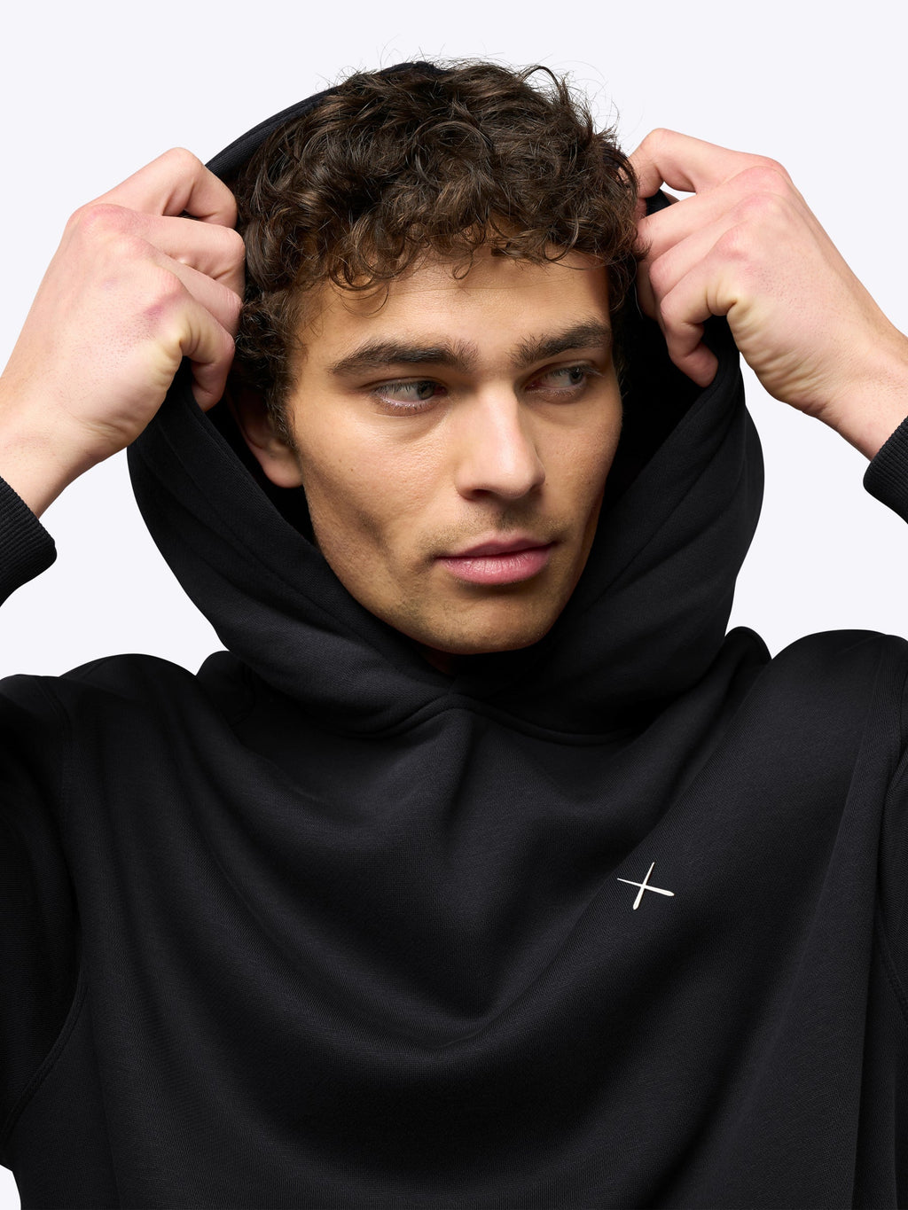 Divine Fleece Hoodie | Black Classic-fit