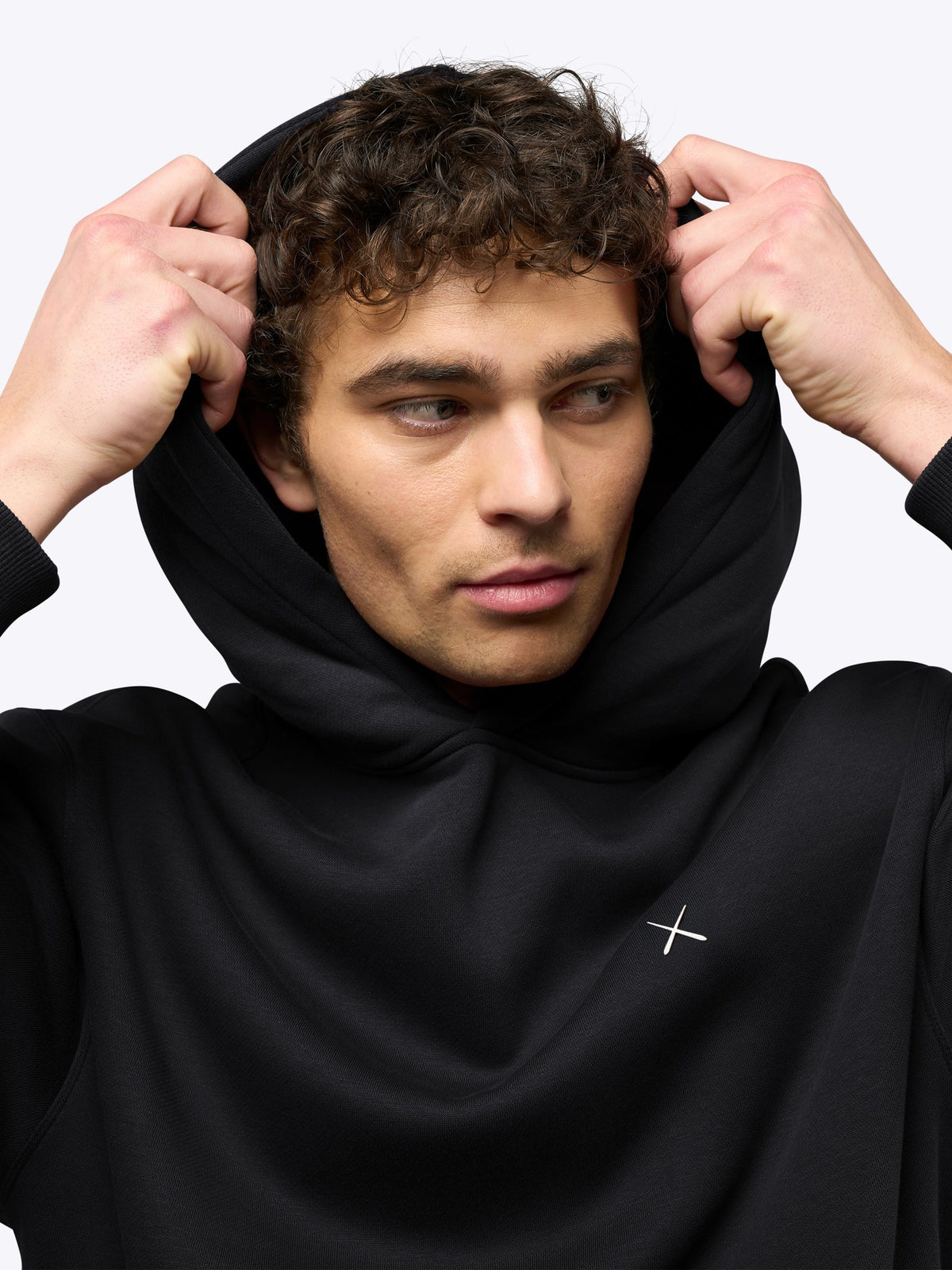Divine Fleece Hoodie | Black Classic-fit