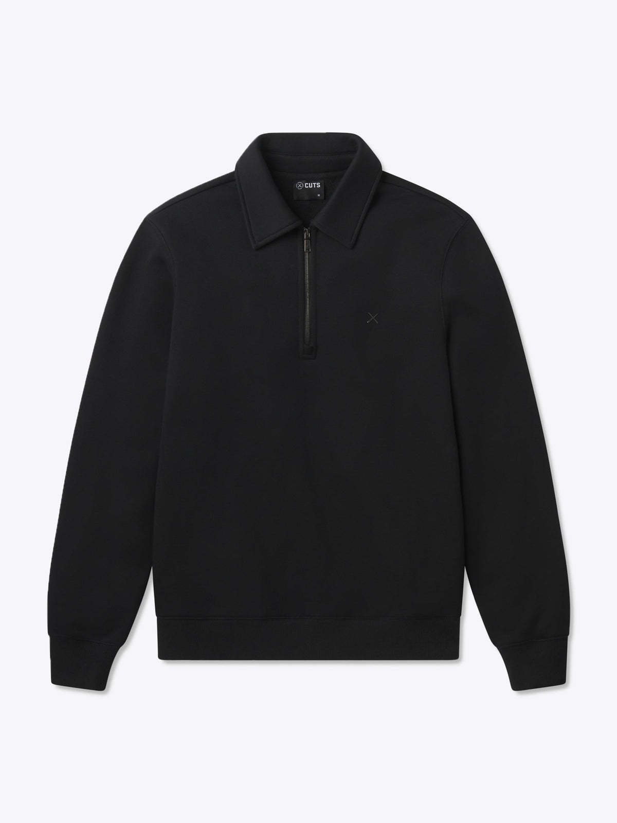 Divine Fleece Q-Zip | Black Classic-fit