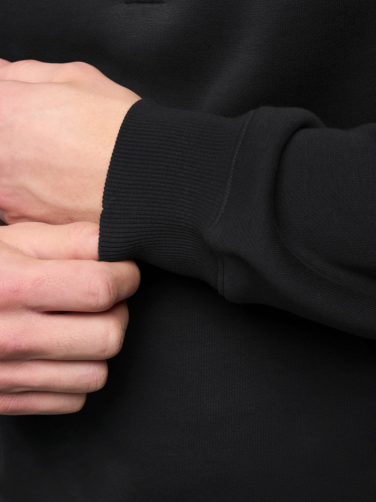 Divine Fleece Q-Zip | Black Classic-fit
