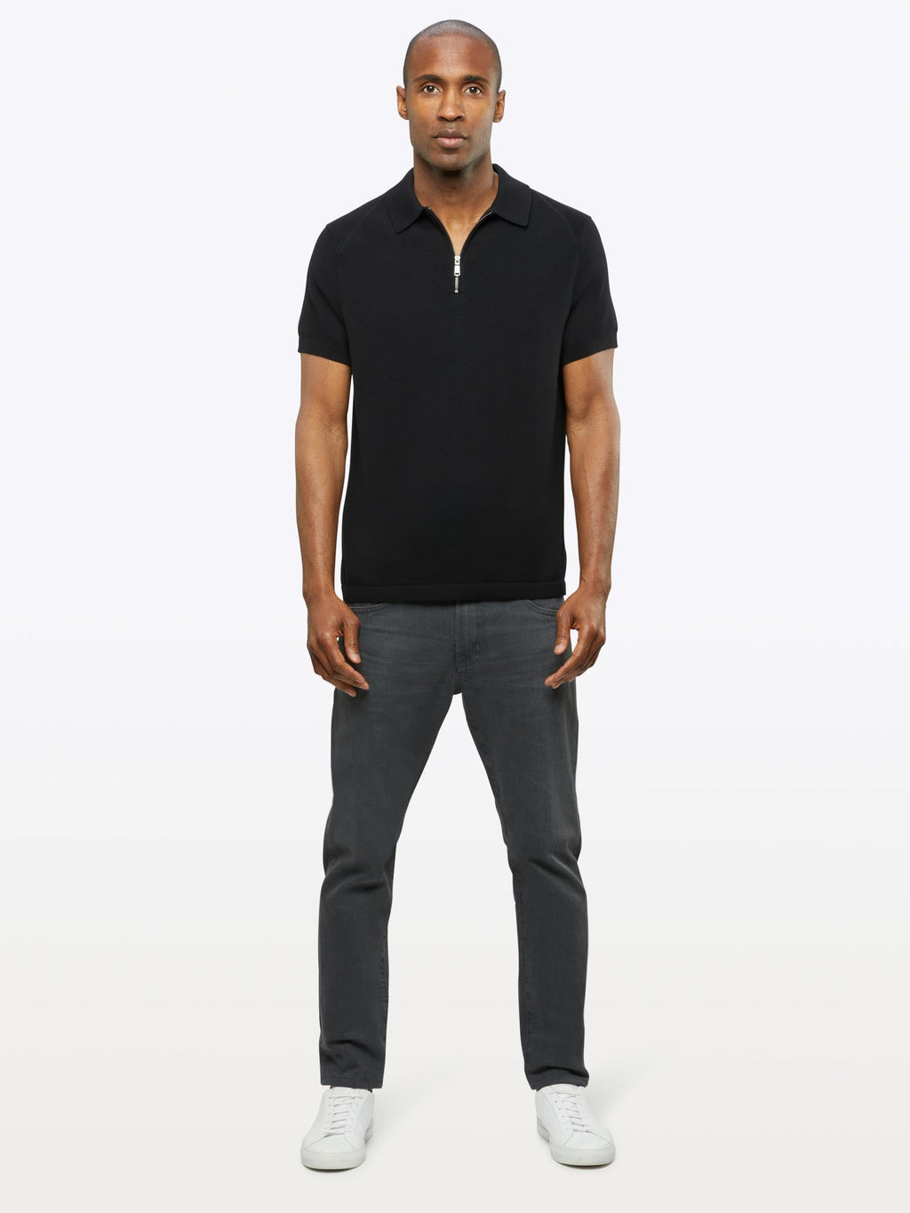 Hyperknit Polo | Black Classic-Fit