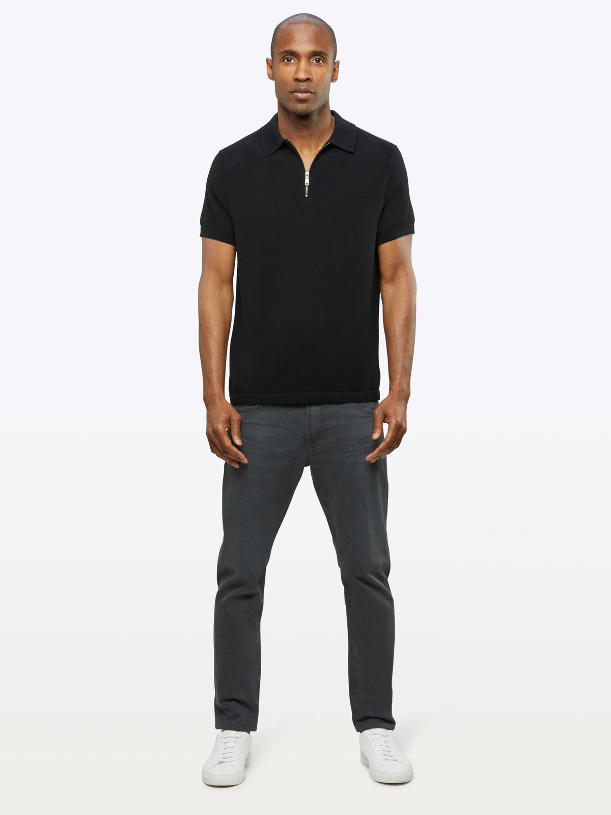 Hyperknit Polo | Black Classic-Fit