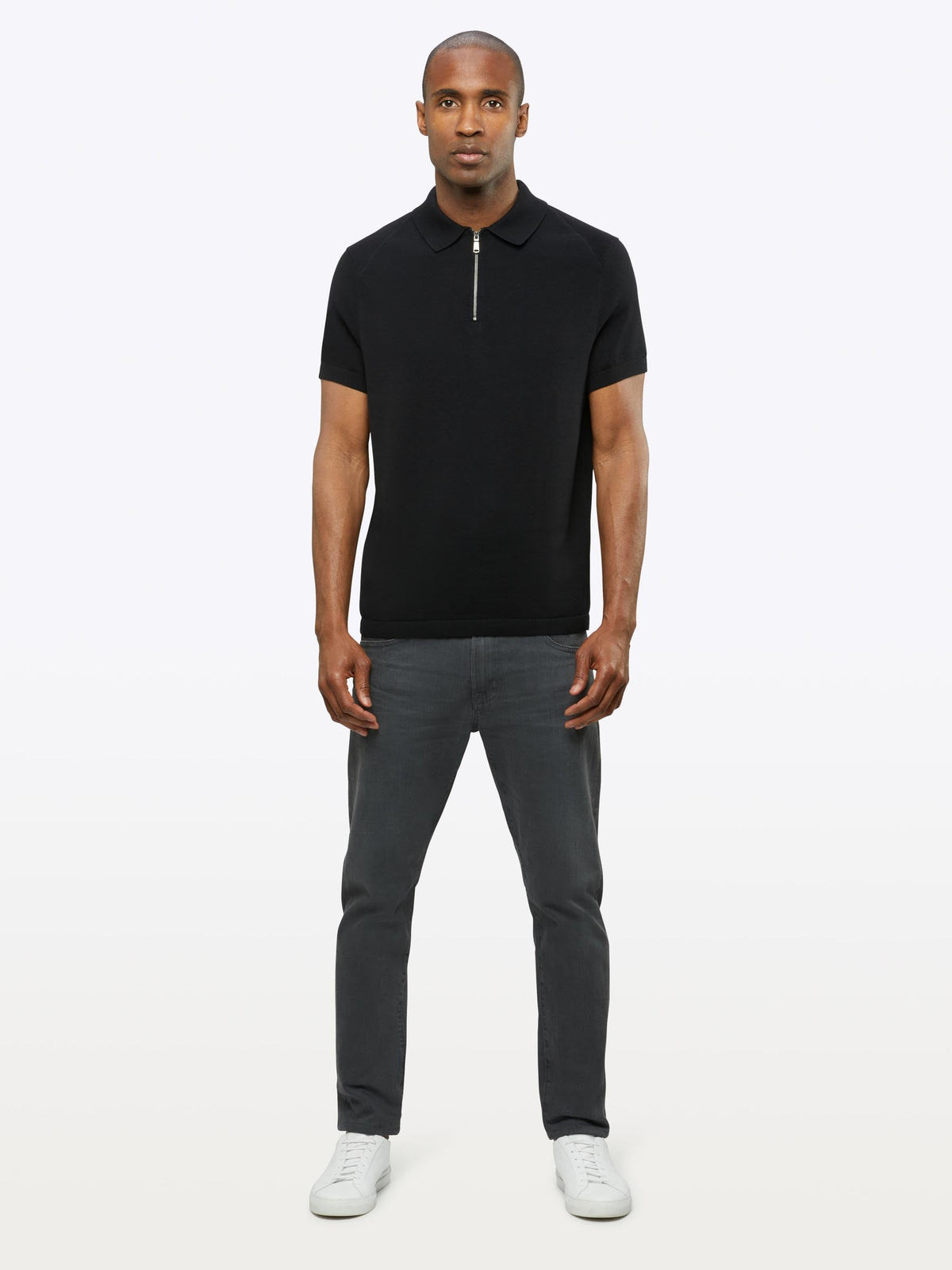 Hyperknit Polo | Black Classic-Fit