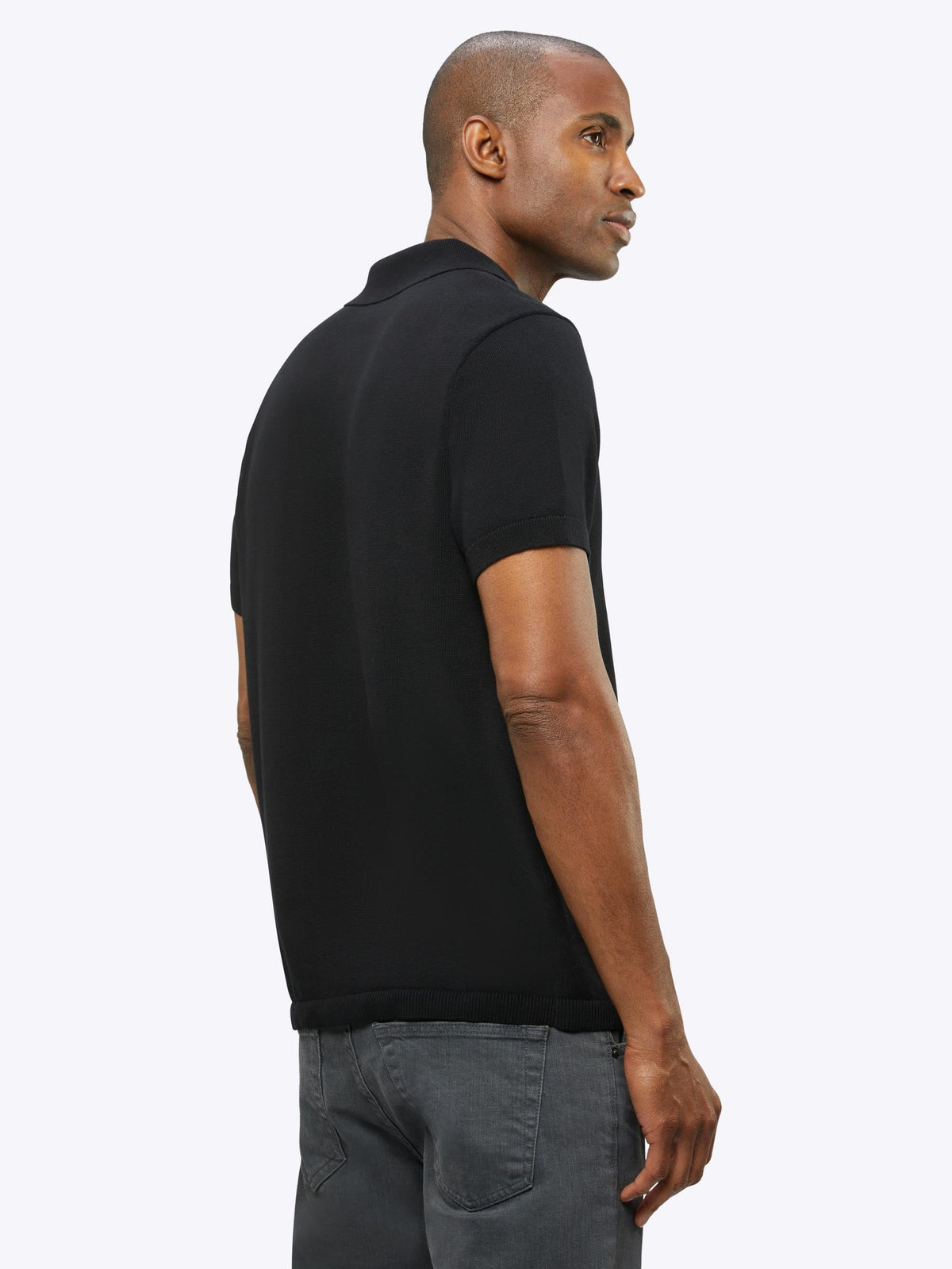 Hyperknit Polo | Black Classic-Fit