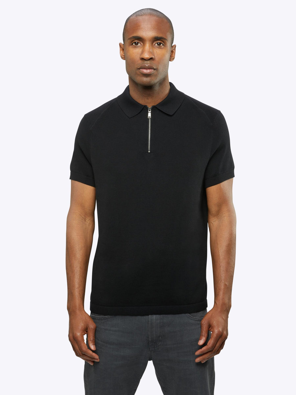 Hyperknit Polo | Black Classic-Fit