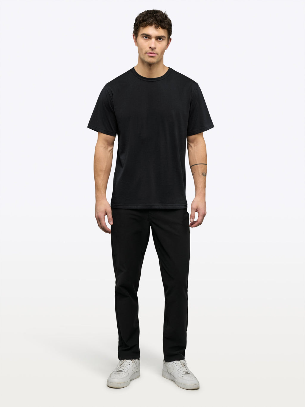 Overtime Oversized Tee | Black Relaxed-Fit