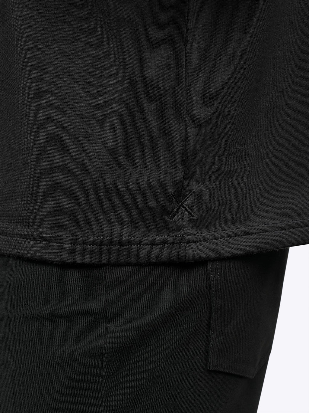 Overtime Oversized Tee | Black Relaxed-Fit