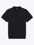 Riviera Knit Polo | Black Signature-Fit