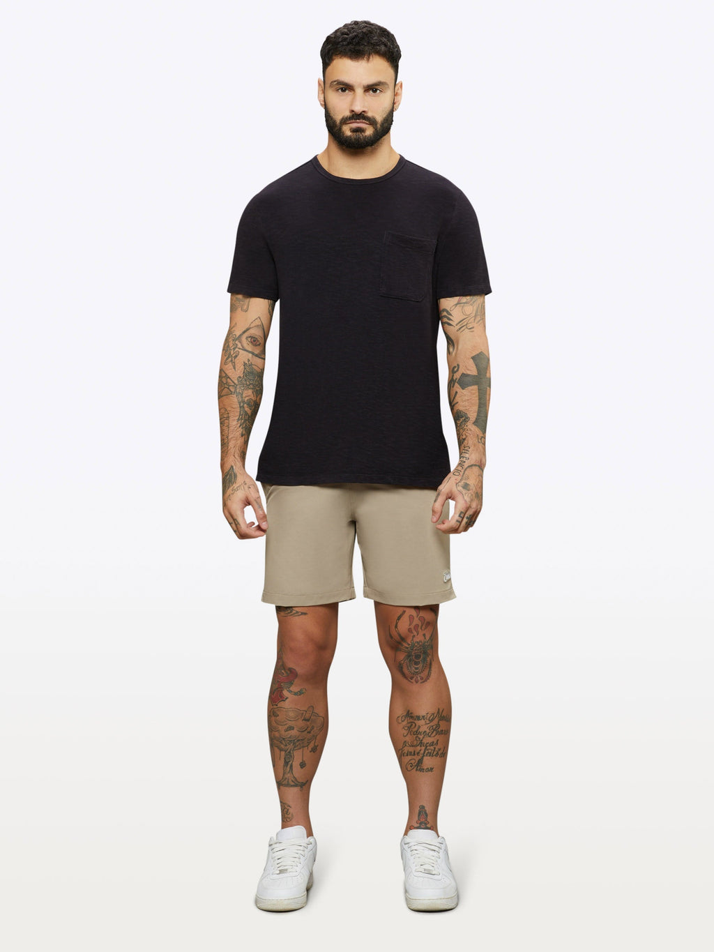Riva Slub Tee | Black Classic-Fit