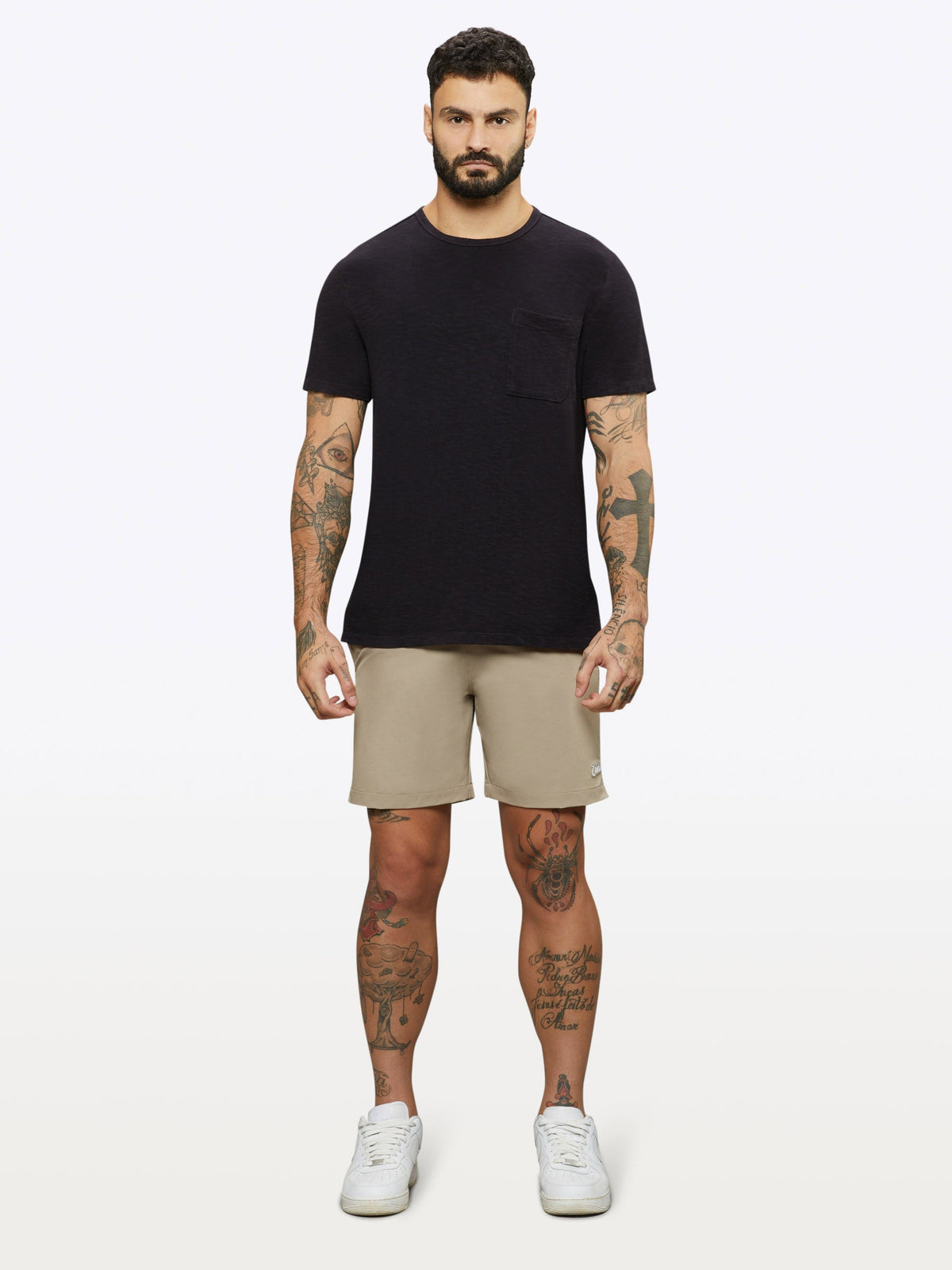 Riva Slub Tee | Black Classic-Fit