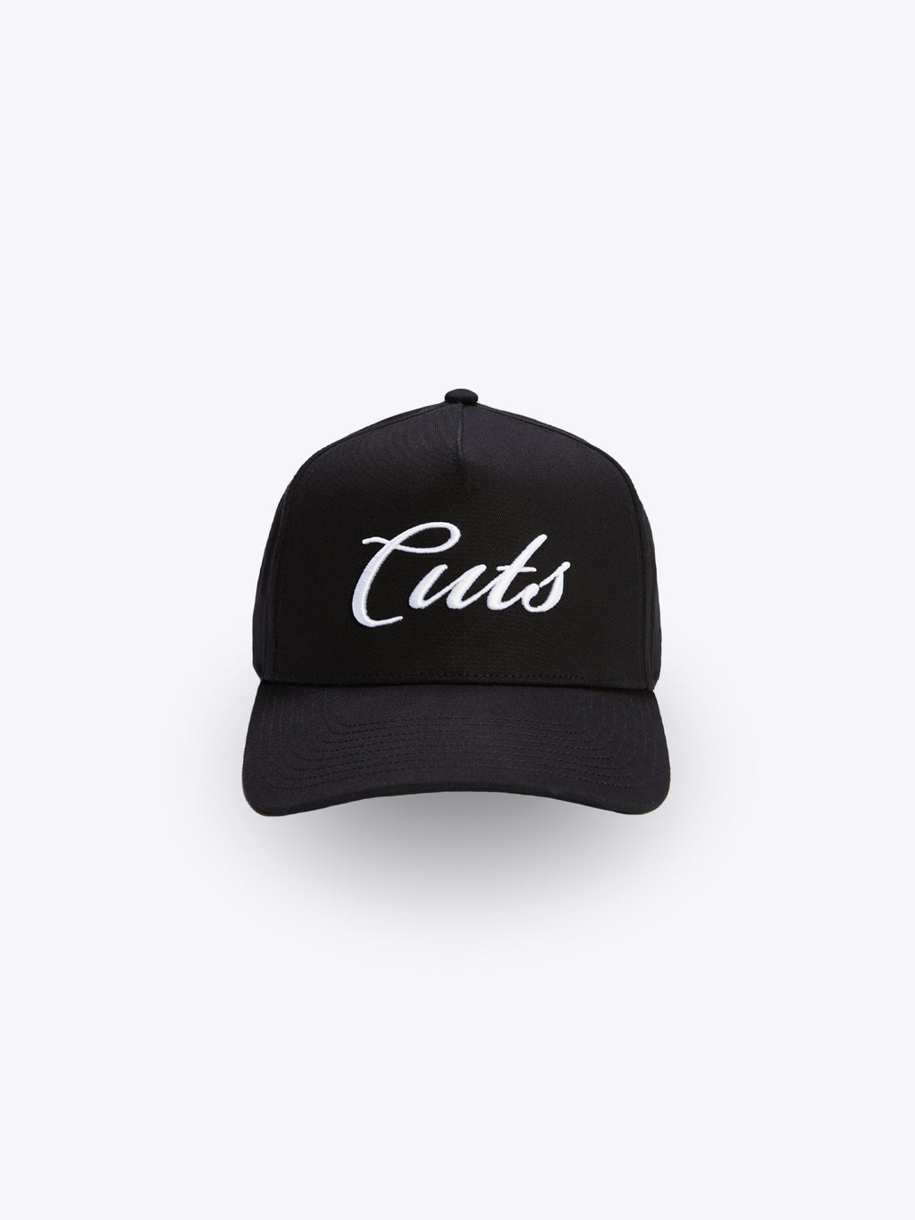 Script A-Frame Hat | Black w/ White