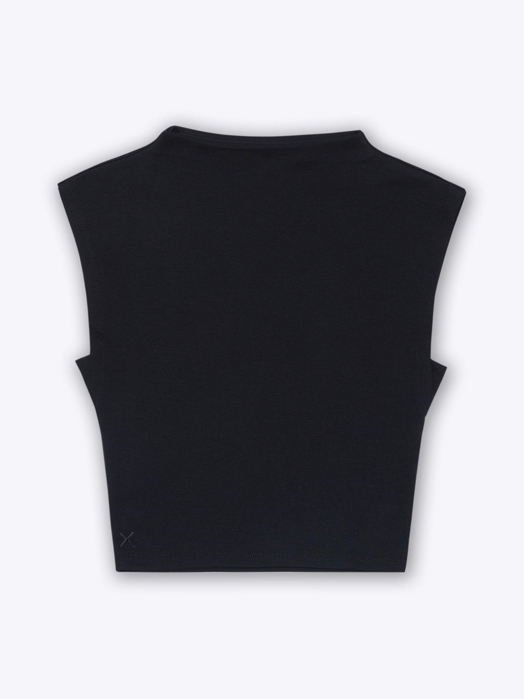 Sleeveless Tomboy Tee | Black Tomboy-Cotton™