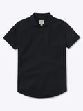 Universal Prestige Polo | Black Classic-fit Pima Cotton
