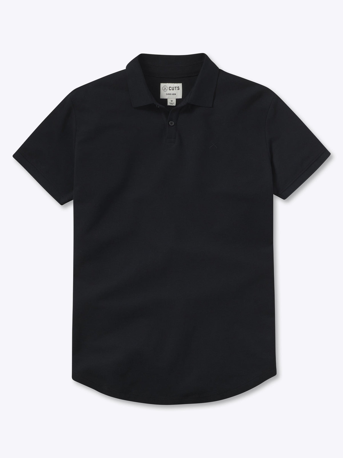 Universal Prestige Polo | Black Classic-fit Pima Cotton
