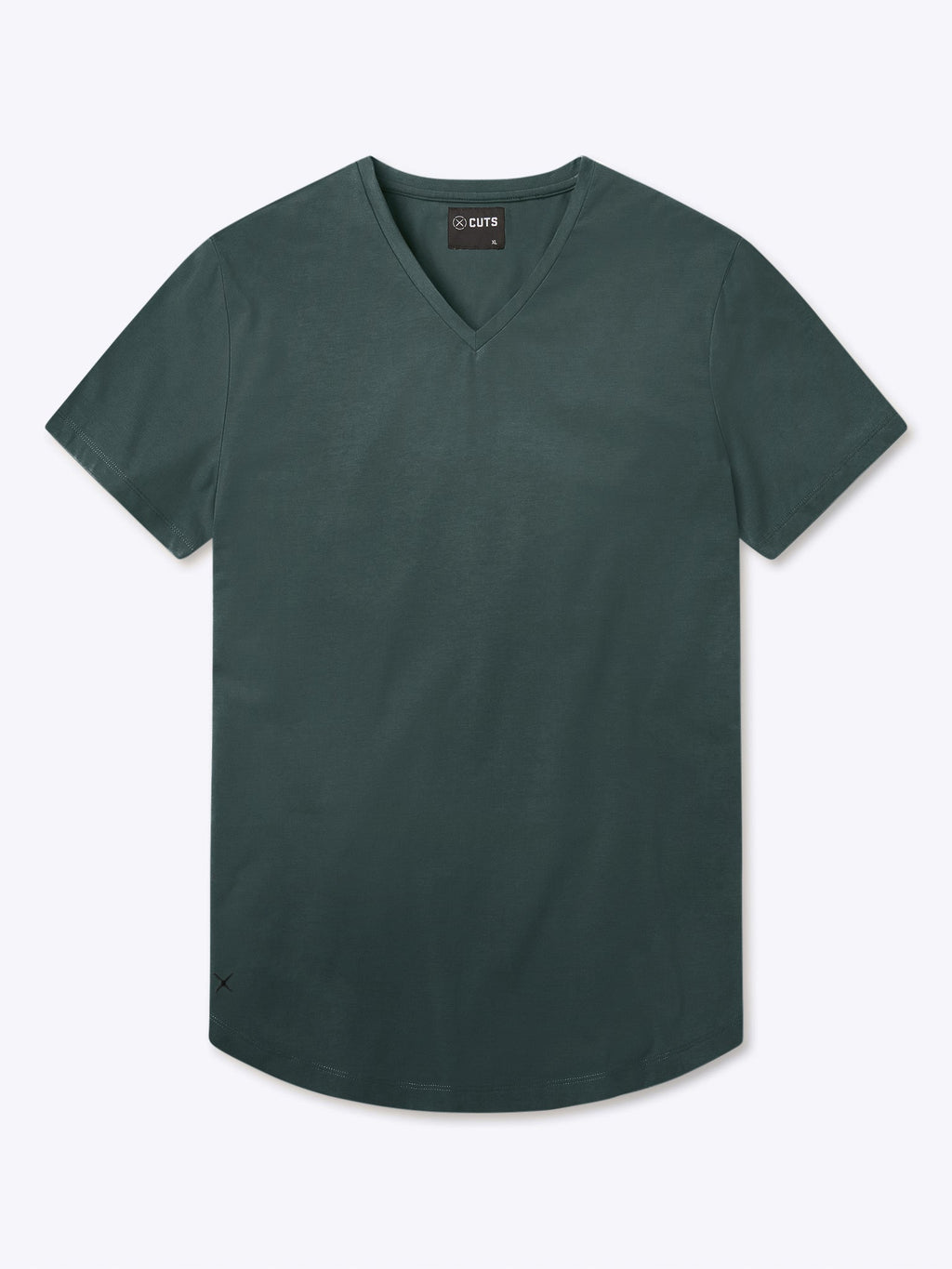 AO V-Neck Curve-Hem Tee | Bonsai Signature-fit PYCA Pro®