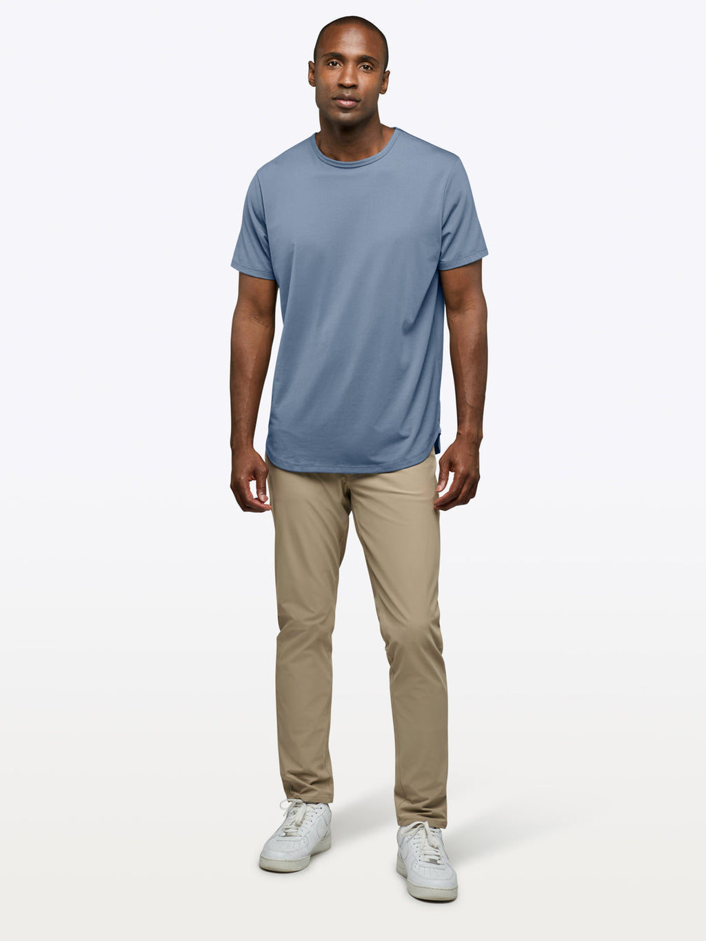 AO Elongated Tee | Cadet Blue Signature-Fit PYCA Pro®