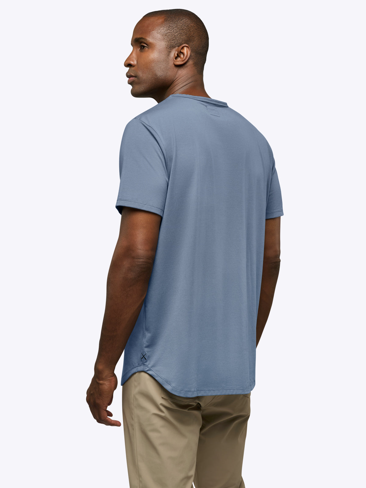 AO Elongated Tee | Cadet Blue Signature-Fit PYCA Pro®