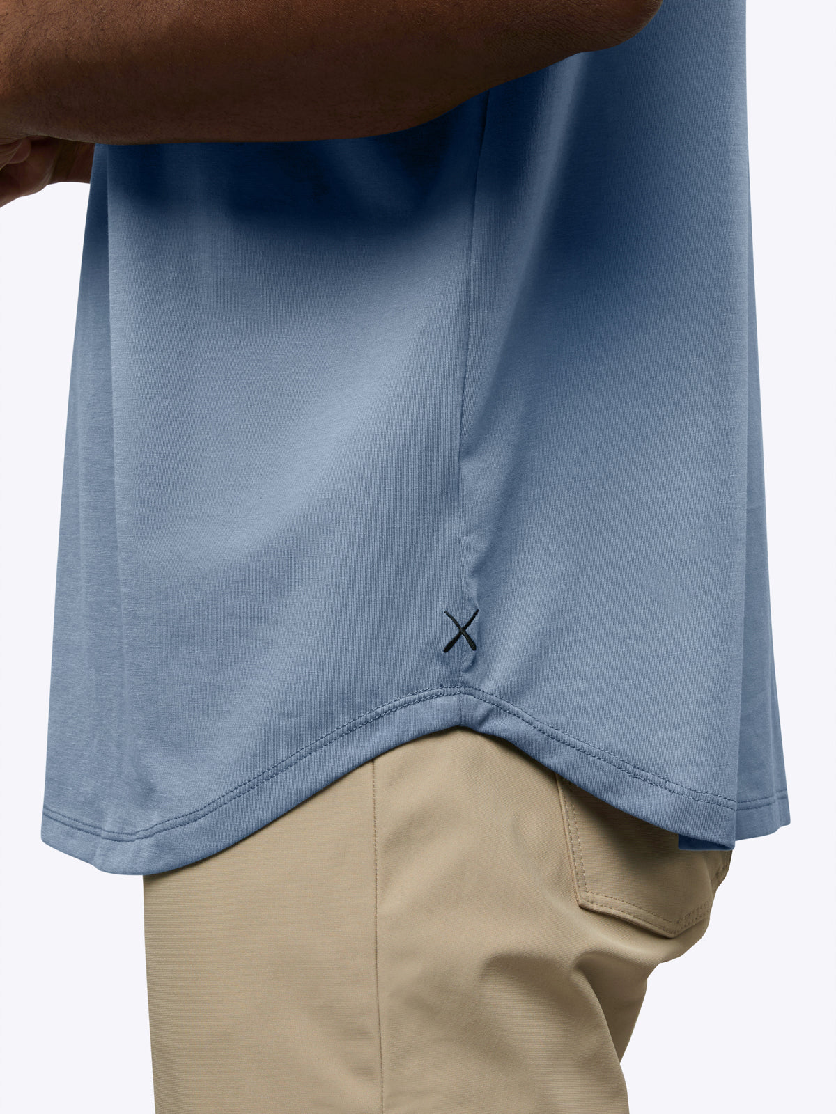 AO Elongated Tee | Cadet Blue Signature-Fit PYCA Pro®