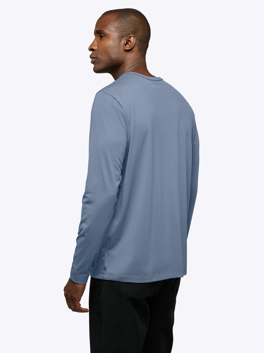 AO Forever Long Sleeve Tee | Cadet Blue Classic-Fit PYCA Pro®