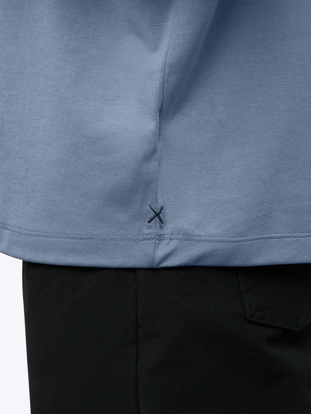 AO Forever Long Sleeve Tee | Cadet Blue Classic-Fit PYCA Pro®