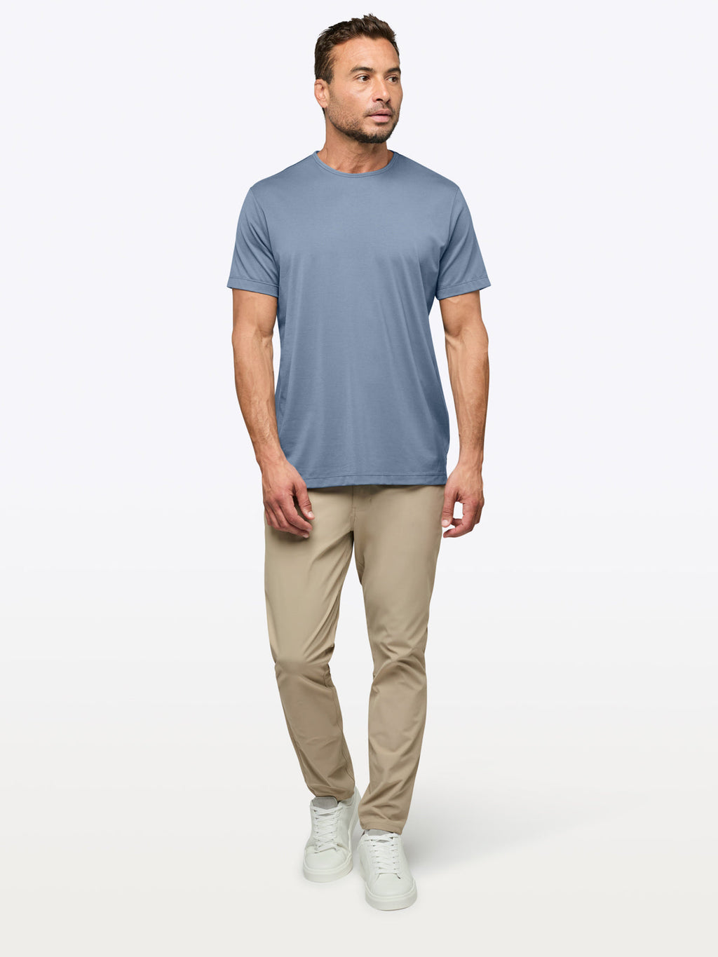 AO Split-Hem Tee | Cadet Blue Signature-Fit PYCA Pro®